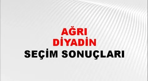 Ağrı Diyadin Yerel Seçim Sonuçları! 31 Mart 2024 Ağrı Diyadin Belediye Başkanlığı Seçim Sonuçları! Ağrı Diyadin'de kim kazandı, hangi parti?