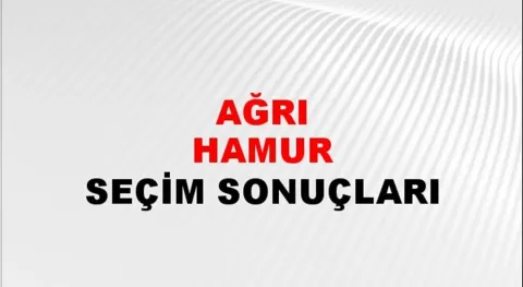 Ağrı Hamur Yerel Seçim Sonuçları! 31 Mart 2024 Ağrı Hamur Belediye Başkanlığı Seçim Sonuçları! Ağrı Hamur'da kim kazandı, hangi parti?