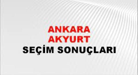 Ankara Akyurt Yerel Seçim Sonuçları! 31 Mart 2024 Ankara Akyurt Belediye Başkanlığı Seçim Sonuçları! Ankara Akyurt'ta kim kazandı, hangi parti?