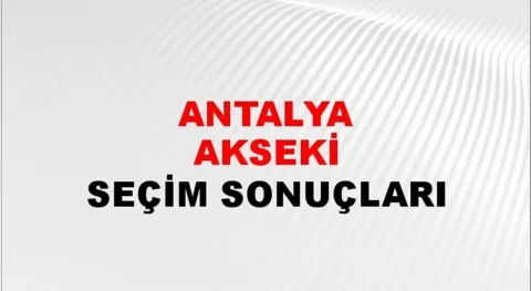 Antalya Akseki Yerel Seçim Sonuçları! 31 Mart 2024 Antalya Akseki Belediye Başkanlığı Seçim Sonuçları! Antalya Akseki'de kim kazandı, hangi parti?