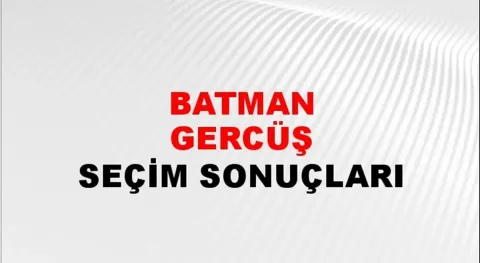 Batman Gercüş Yerel Seçim Sonuçları! 31 Mart 2024 Batman Gercüş Belediye Başkanlığı Seçim Sonuçları! Batman Gercüş'te kim kazandı, hangi parti?