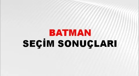 Batman Yerel Seçim Sonuçları! 31 Mart 2024 Batman Belediye Başkanlığı Seçim Sonuçları! Batman'da kim kazandı, hangi parti?