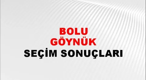 Bolu Göynük Yerel Seçim Sonuçları! 31 Mart 2024 Bolu Göynük Belediye Başkanlığı Seçim Sonuçları! Bolu Göynük'te kim kazandı, hangi parti?