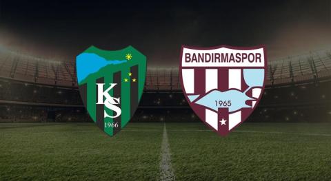 CANLI| Kocaelispor- Bandırmaspor maçını canlı izle (Maç linki)