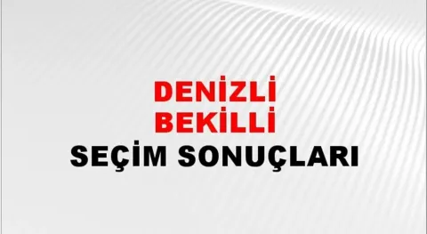 Denizli Bekilli Yerel Seçim Sonuçları! 31 Mart 2024 Denizli Bekilli Belediye Başkanlığı Seçim Sonuçları! Denizli Bekilli'de kim kazandı, hangi parti?