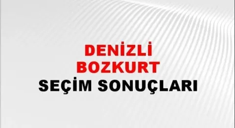 Denizli Bozkurt Yerel Seçim Sonuçları! 31 Mart 2024 Denizli Bozkurt Belediye Başkanlığı Seçim Sonuçları! Denizli Bozkurt'ta kim kazandı, hangi parti?