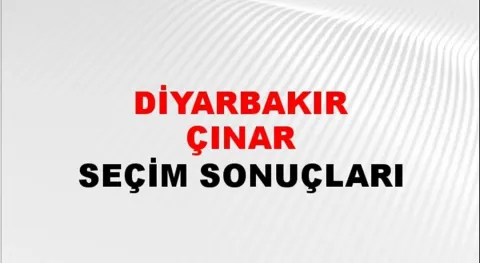Diyarbakır Çınar Yerel Seçim Sonuçları! 31 Mart 2024 Diyarbakır Çınar Belediye Başkanlığı Seçim Sonuçları! Diyarbakır Çınar'da kim kazandı, hangi parti?