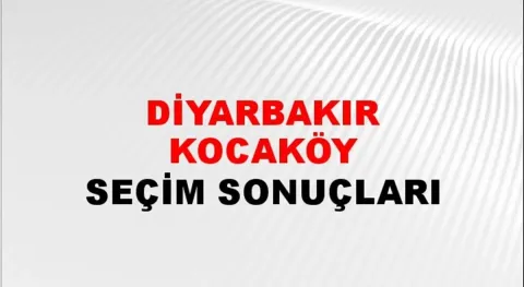 Diyarbakır Kocaköy Yerel Seçim Sonuçları! 31 Mart 2024 Diyarbakır Kocaköy Belediye Başkanlığı Seçim Sonuçları! Diyarbakır Kocaköy'de kim kazandı, hangi parti?