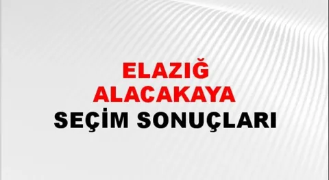 Elazığ Alacakaya Yerel Seçim Sonuçları! 31 Mart 2024 Elazığ Alacakaya Belediye Başkanlığı Seçim Sonuçları! Elazığ Alacakaya'da kim kazandı, hangi parti?