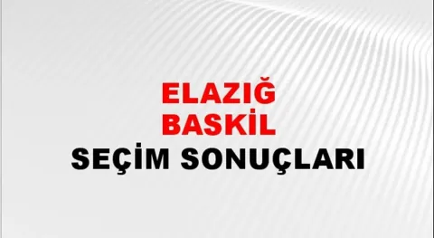 Elazığ Baskil Yerel Seçim Sonuçları! 31 Mart 2024 Elazığ Baskil Belediye Başkanlığı Seçim Sonuçları! Elazığ Baskil'de kim kazandı, hangi parti?