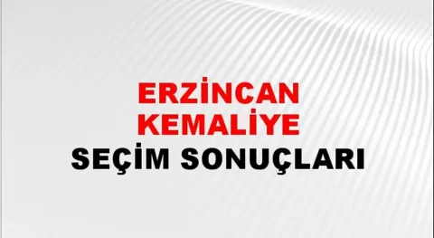 Erzincan Kemaliye Yerel Seçim Sonuçları! 31 Mart 2024 Erzincan Kemaliye Belediye Başkanlığı Seçim Sonuçları! Erzincan Kemaliye'de kim kazandı, hangi parti?