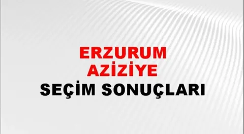 Erzurum Aziziye Yerel Seçim Sonuçları! 31 Mart 2024 Erzurum Aziziye Belediye Başkanlığı Seçim Sonuçları! Erzurum Aziziye'de kim kazandı, hangi parti?