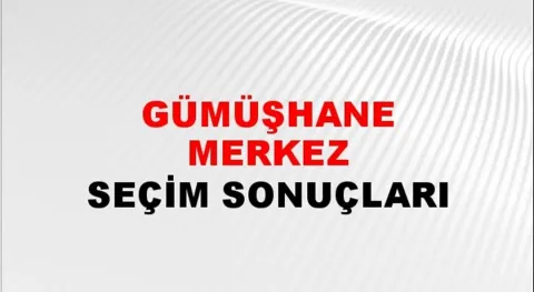 Gümüşhane Yerel Seçim Sonuçları! 31 Mart 2024 Gümüşhane Belediye Başkanlığı Seçim Sonuçları! Gümüşhane'de kim kazandı, hangi parti?