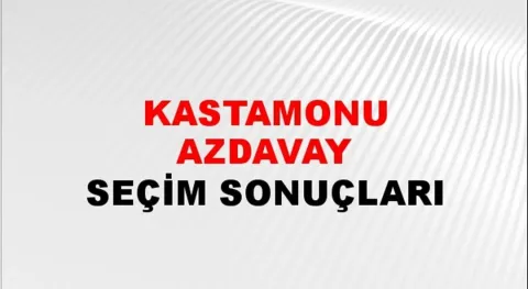 Kastamonu Azdavay Yerel Seçim Sonuçları! 31 Mart 2024 Kastamonu Azdavay Belediye Başkanlığı Seçim Sonuçları! Kastamonu Azdavay'da kim kazandı, hangi parti?