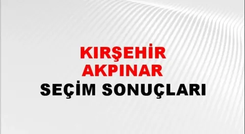 Kırşehir Akpınar Yerel Seçim Sonuçları! 31 Mart 2024 Kırşehir Akpınar Belediye Başkanlığı Seçim Sonuçları! Kırşehir Akpınar'da kim kazandı, hangi parti?
