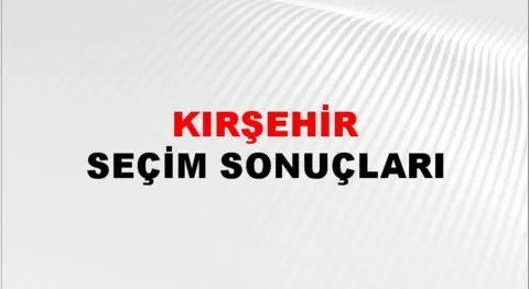 Kırşehir Yerel Seçim Sonuçları! 31 Mart 2024 Kırşehir Belediye Başkanlığı Seçim Sonuçları! Kırşehir'de kim kazandı, hangi parti?