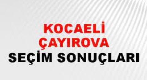 Kocaeli Çayırova Yerel Seçim Sonuçları! 31 Mart 2024 Kocaeli Çayırova Belediye Başkanlığı Seçim Sonuçları! Kocaeli Çayırova'da kim kazandı, hangi parti?
