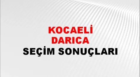 Kocaeli Darıca Yerel Seçim Sonuçları! 31 Mart 2024 Kocaeli Darıca Belediye Başkanlığı Seçim Sonuçları! Kocaeli Darıca'da kim kazandı, hangi parti?