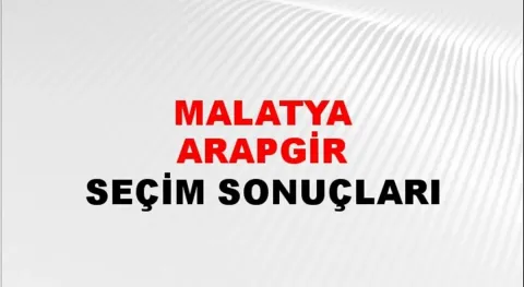 Malatya Arapgir Yerel Seçim Sonuçları! 31 Mart 2024 Malatya Arapgir Belediye Başkanlığı Seçim Sonuçları! Malatya Arapgir'de kim kazandı, hangi parti?