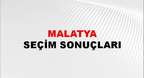 Malatya Yerel Seçim Sonuçları! 31 Mart 2024 Malatya Belediye Başkanlığı Seçim Sonuçları! Malatya'da kim kazandı, hangi parti?