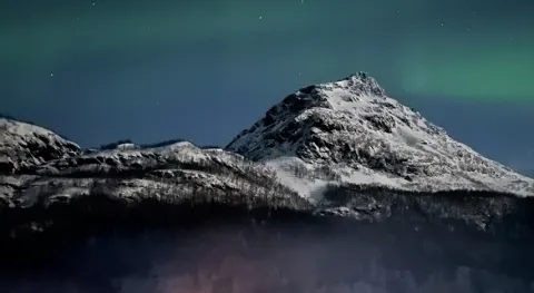 Norveç'te Kuzey Işıkları görüntülendi