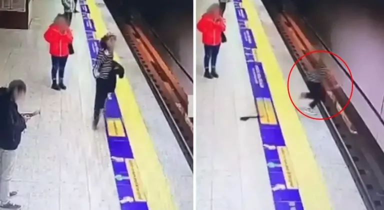 15 yaşındaki kız, Marmaray'ın önüne atladı! Videosu...