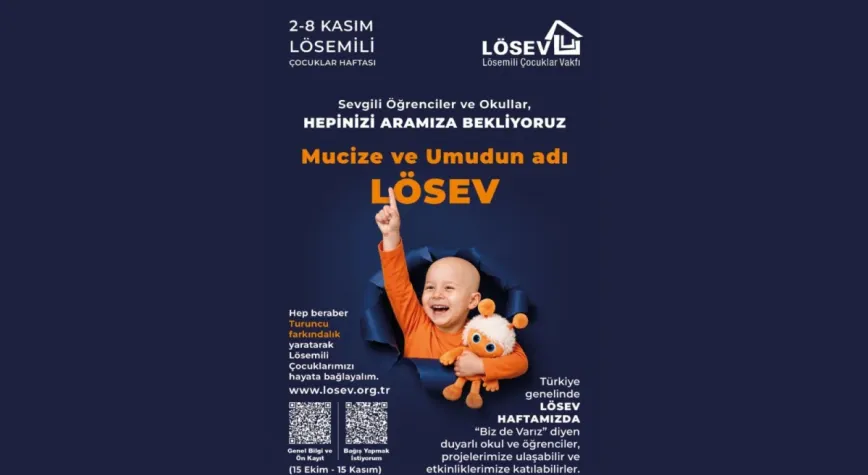 2-8 Kasım Lösemili Çocuklar Haftası başlıyor: LÖSEV’den turuncu farkındalık hareketi