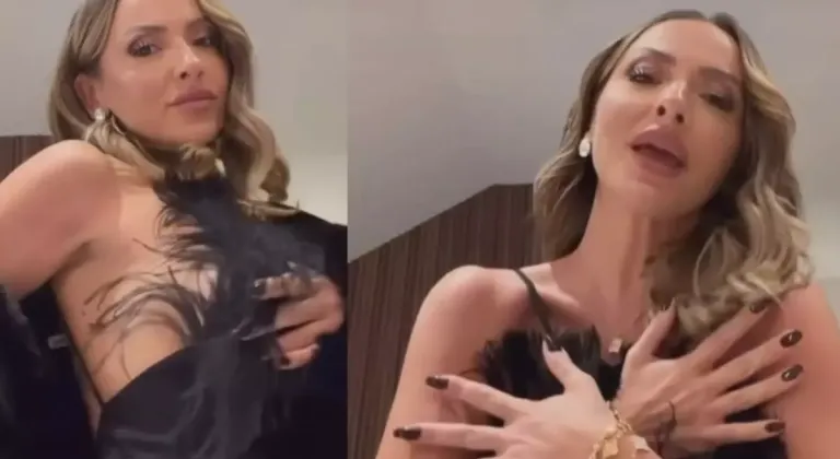 2025'e böyle veda etti! Hadise'nin kıvrak dansı kadar dekoltesi de olay