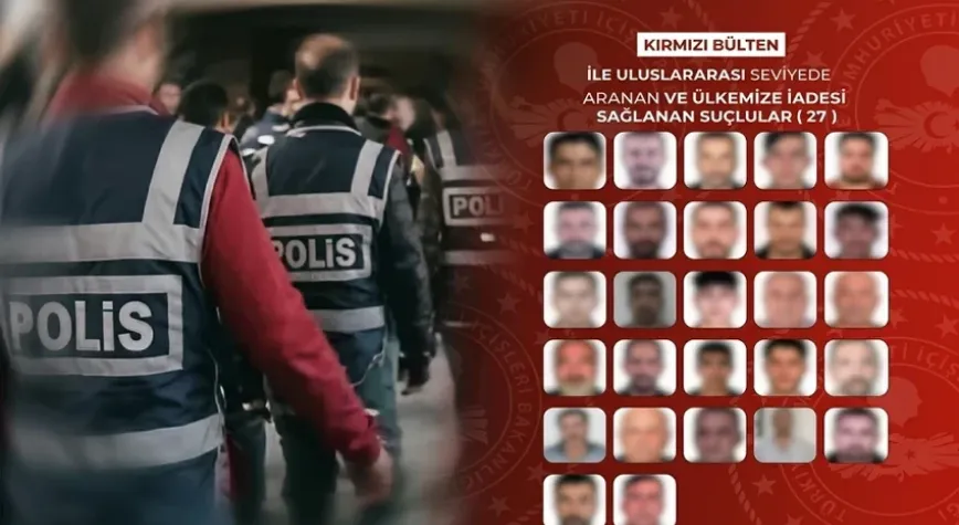 27'si kırmızı bültenle aranan 65 kişi Türkiye'ye getirildi!