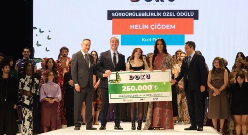 6'ncı Doku Kumaş Tasarım Yarışması'nda ödüller sahiplerini buldu