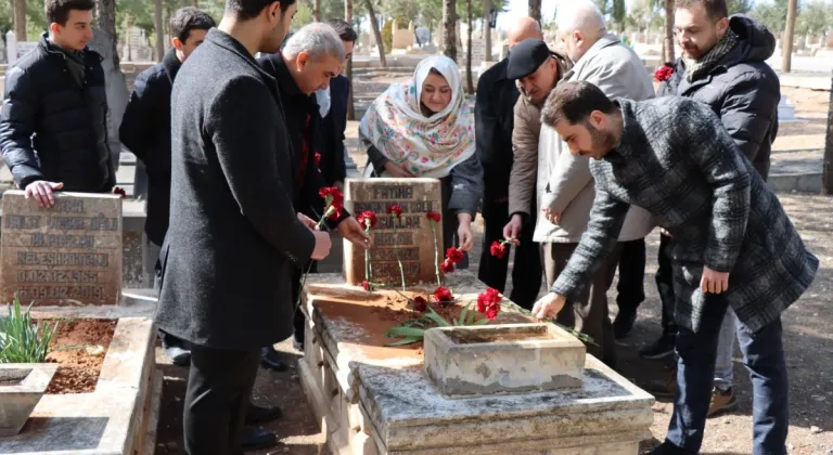 Abdullah Balak kabri başında dualarla anıldı 