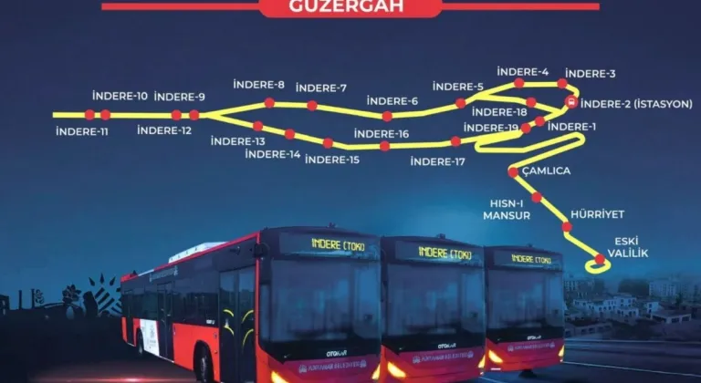 Adıyaman Belediyesi, İndere TOKİ hattına 3 yeni otobüs ekledi 