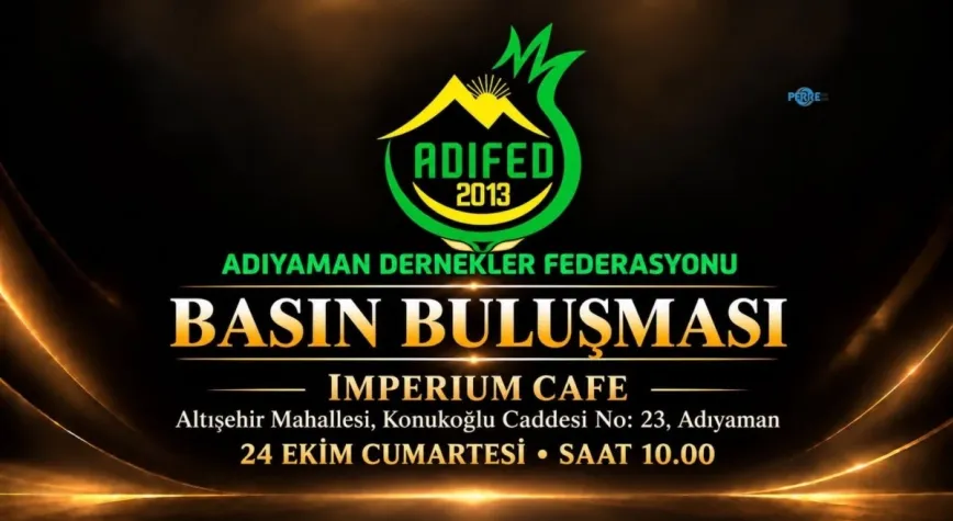 Adıyaman Dernekler Federasyonu çalışmalarını ve projelerini basın buluşmasında paylaşacak
