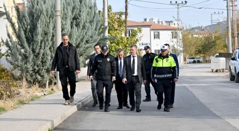 Adıyaman İl Emniyet Müdürü Nazman, KGYS çalışmalarını yerinde inceledi  