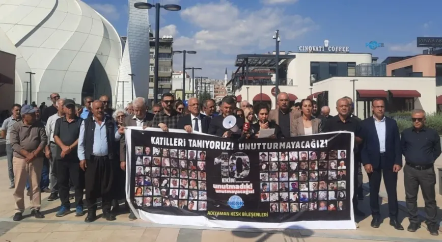 Adıyaman’da 10 Ekim Katliamı’nın 11’inci yılında adalet çağrısı
