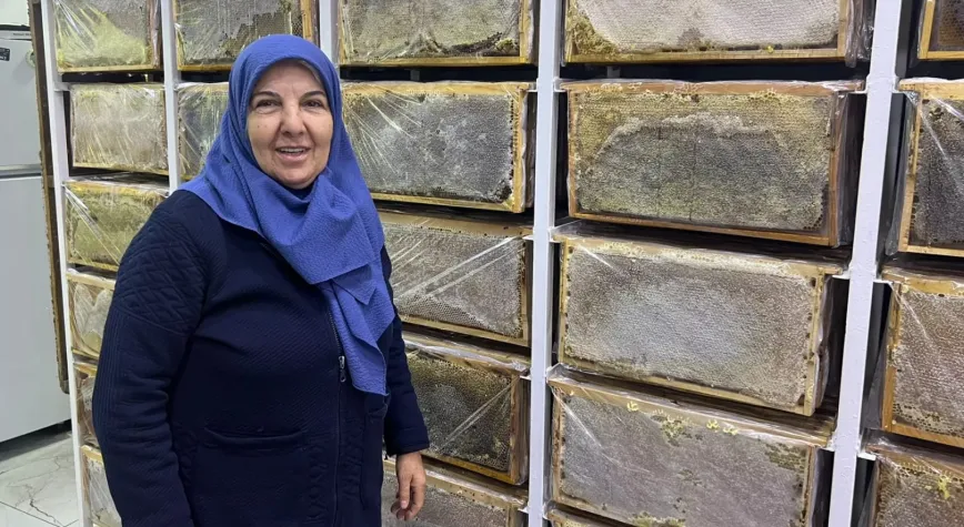 Ağrı’da arılar kışa hazırlanıyor... Arıcı Suzan Sürmeli anlattı