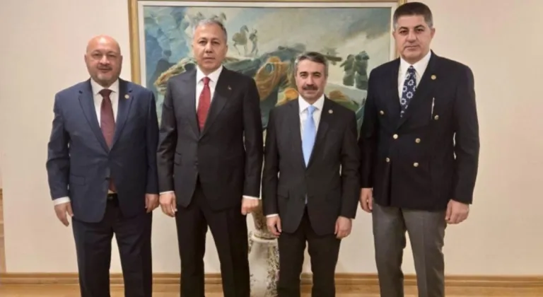 AK Parti Adıyaman Milletvekilleri, İçişleri Bakanı Ali Yerlikaya İle Bir Araya Geldi 