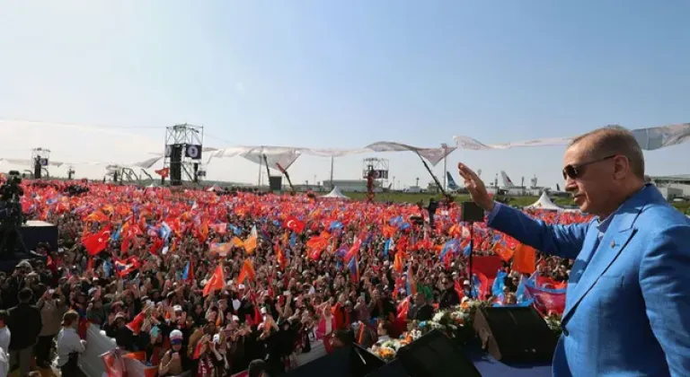 AK Parti’den Atatürk Havalimanı’nda 'Büyük Filistin' mitingi!