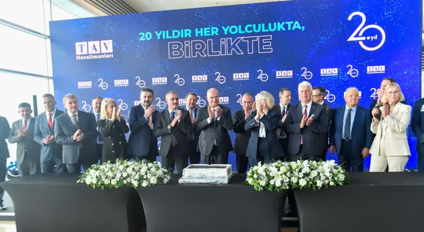 AKK Başkanı Yılmaz, TAV’ın Ankara’daki 20. yıl sevincine ortak oldu