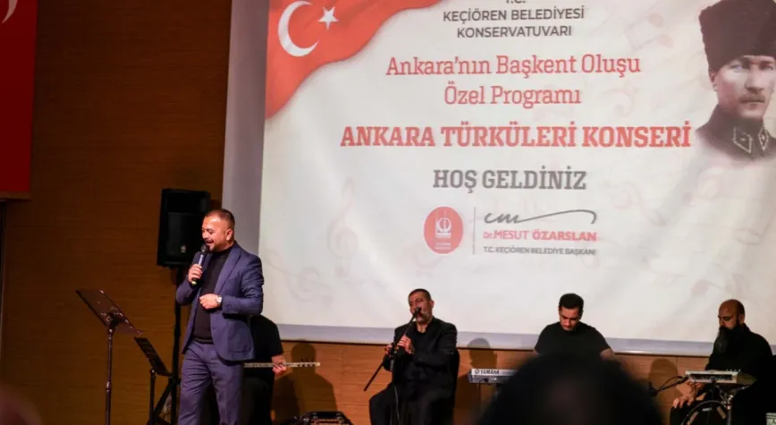 Ankara’nın başkent oluşu türkülerle kutlandı