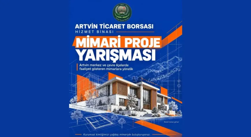 Artvin Ticaret Borsası hizmet binası için mimari proje yarışması