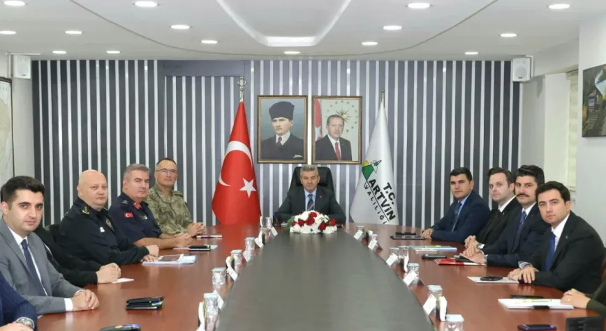 Artvin’de, “İl Güvenlik ve Asayiş Koordinasyon Kurulu Toplantısı yapıldı