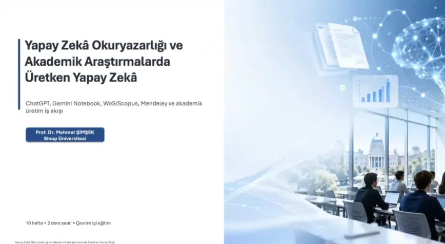 ASBÜ’de yapay zekâ okuryazarlığı ve akademik araştırmalarda üretken yapay zekâ eğitimi düzenlendi