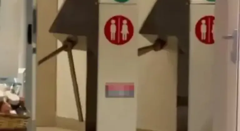 AVM'deki tuvalet ücreti şok etti