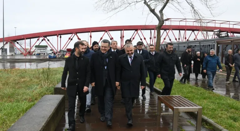 Başkan Genç'ten Arsin'e Ramazan Çıkarması: 70 Milyonluk Sahil Parkı Projesi İncelendi!