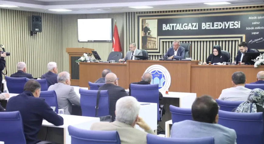 Battalgazi Belediye Meclisi’nde 9 gündem maddesi görüşüldü
