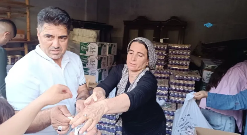 Besnili muhtardan Gaziantep’te 400 haneye mutfak eşyası desteği