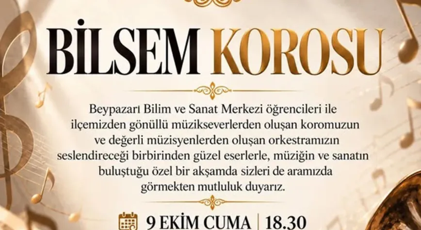 Beypazarı Bilim ve Sanat Merkezi’nden Türk Halk Müziği konseri