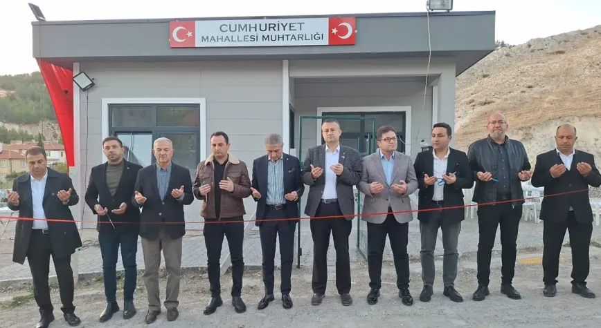 Beypazarı’nda Cumhuriyet Mahallesi Muhtarlık Ofisi açıldı