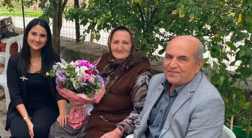Beypazarı’nda muhtardan yaşlı mahalle sakinlerine ziyaret